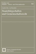 "Staatsbürgschaften und Gemeinschaftsrecht"